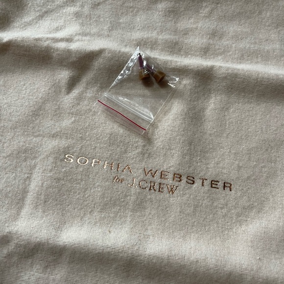 NIB Sophia Webster for J Crew Leather & Jacquard Pippa Pumps - Picture 4 of 5